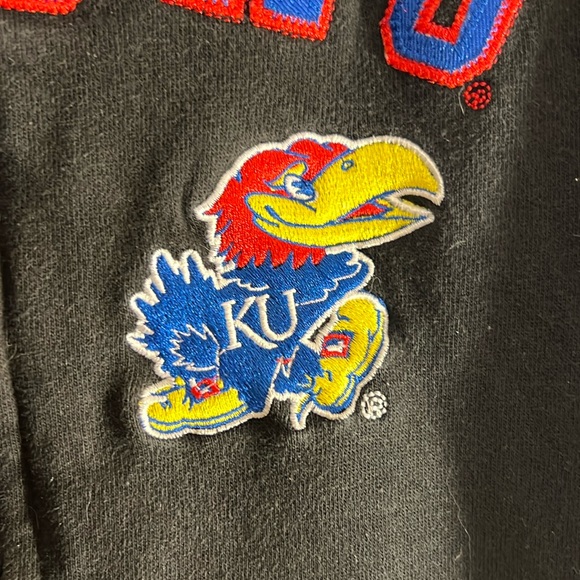 Cover One Pre-Owned Kansas Jayhawk's Women's Unisex Jacket Hoodie Full Zip Sz SM - Picture 3 of 8